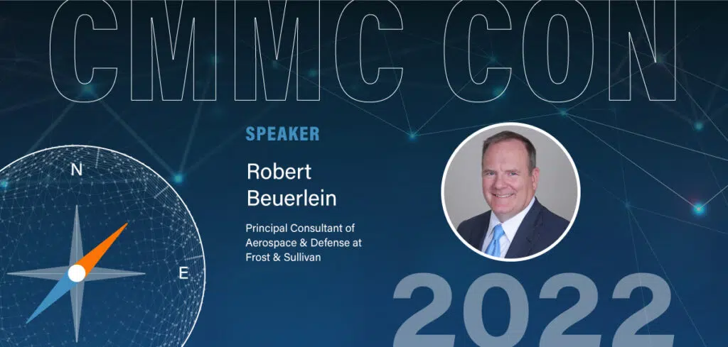 The speaker announcement for CMMC Con 2022