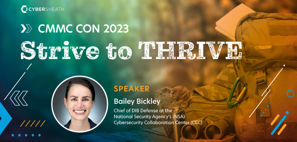 CMMC CON 2023 - Strive to Thrive - Bailey Bickley Announcement