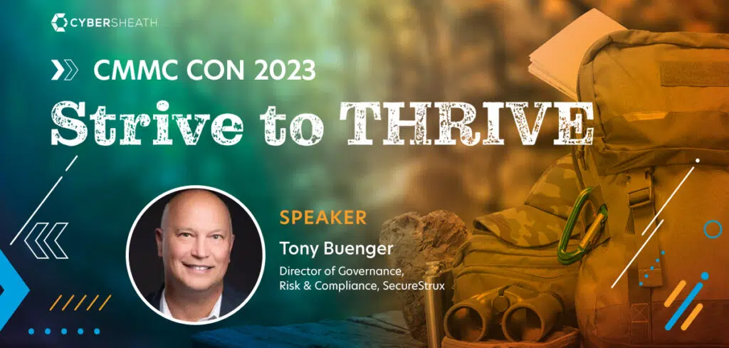 CMMC CON 2023 - Strive to Thrive - Tony Buenger Announcement