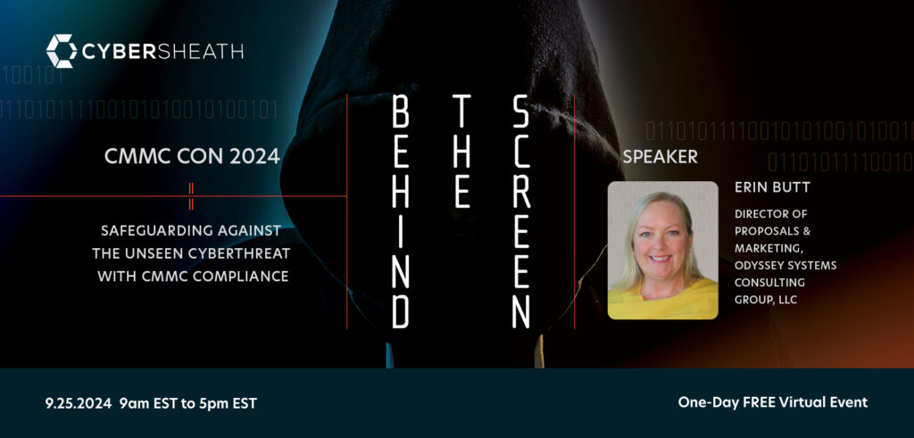 CMMC CON Speaker Erin Butt, Odyssey Systems Consulting Group, LLC