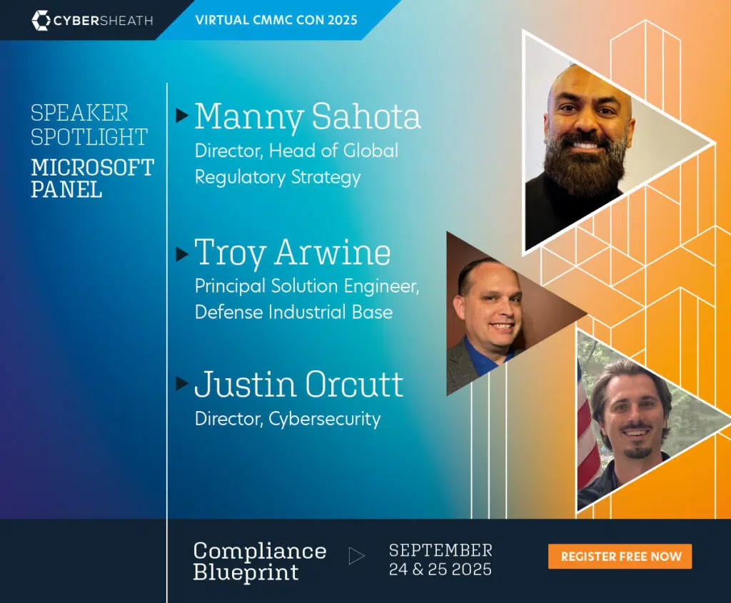 Microsoft Panel -- CMMC CON 2025 Speaker Announcement