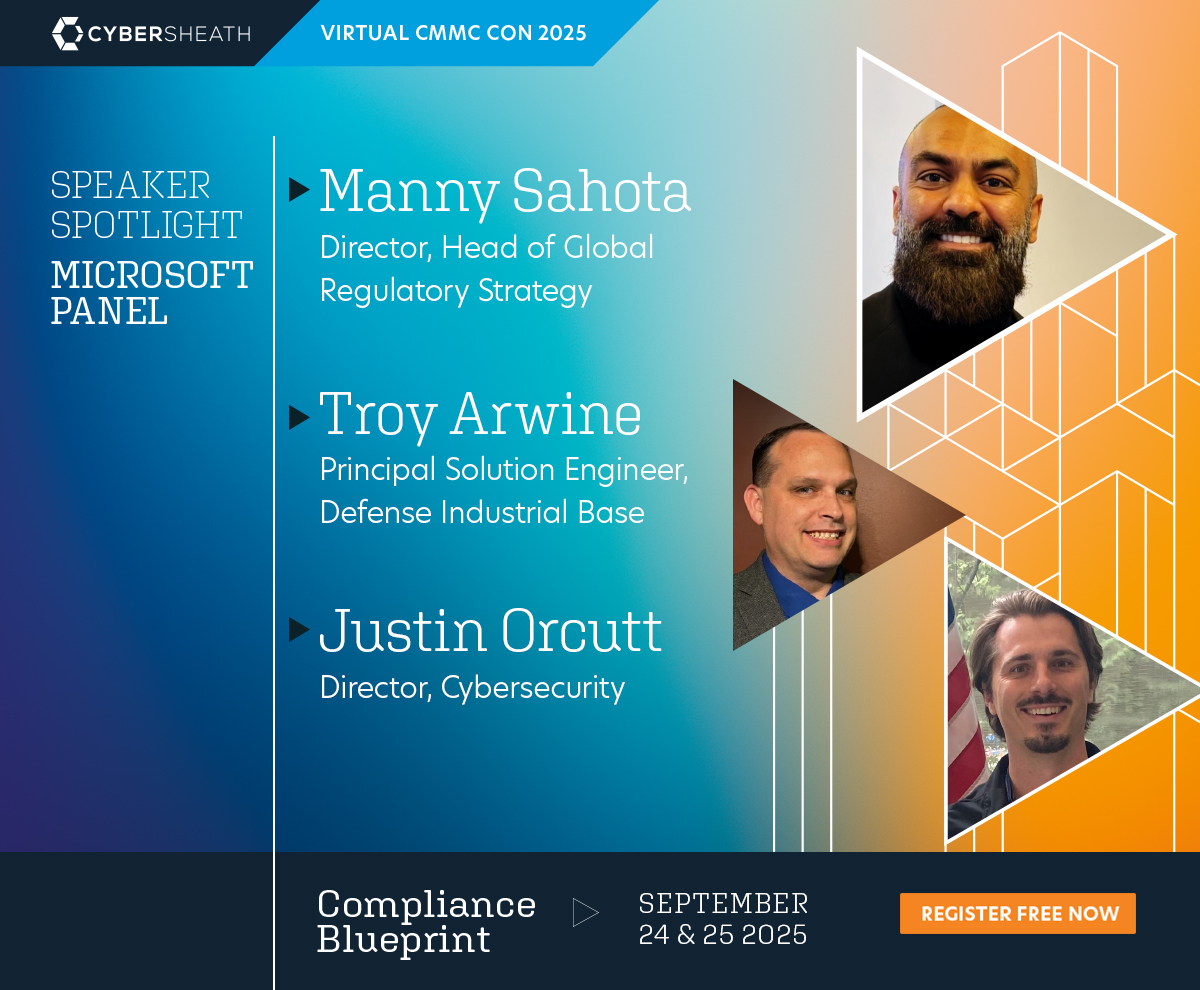 Microsoft Panel -- CMMC CON 2025 Speaker Announcement