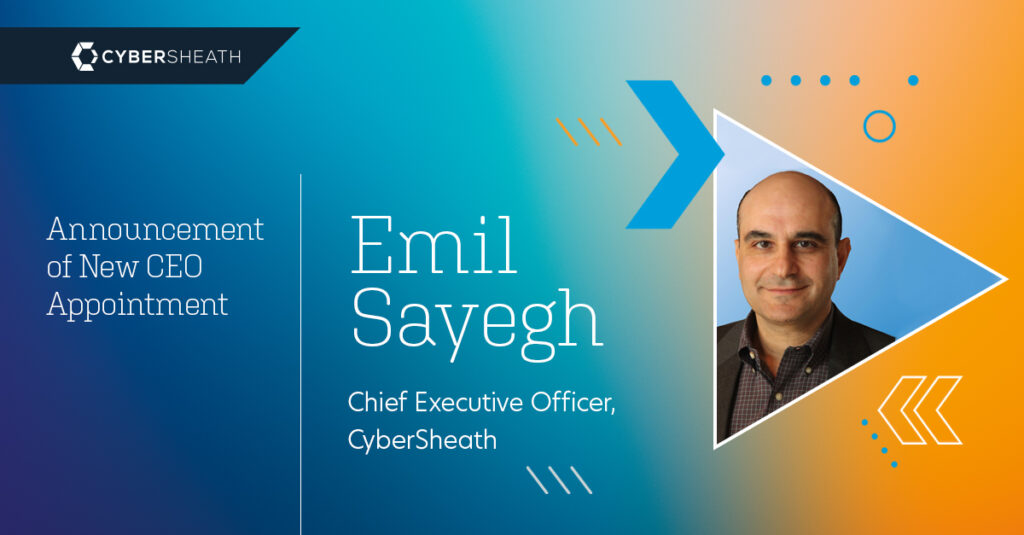 Emil Sayegh - Announcement of New CEO Appointment