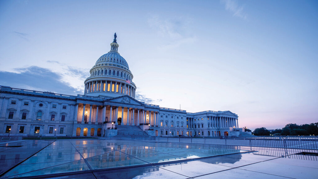 US Capitol Building in Washington DC