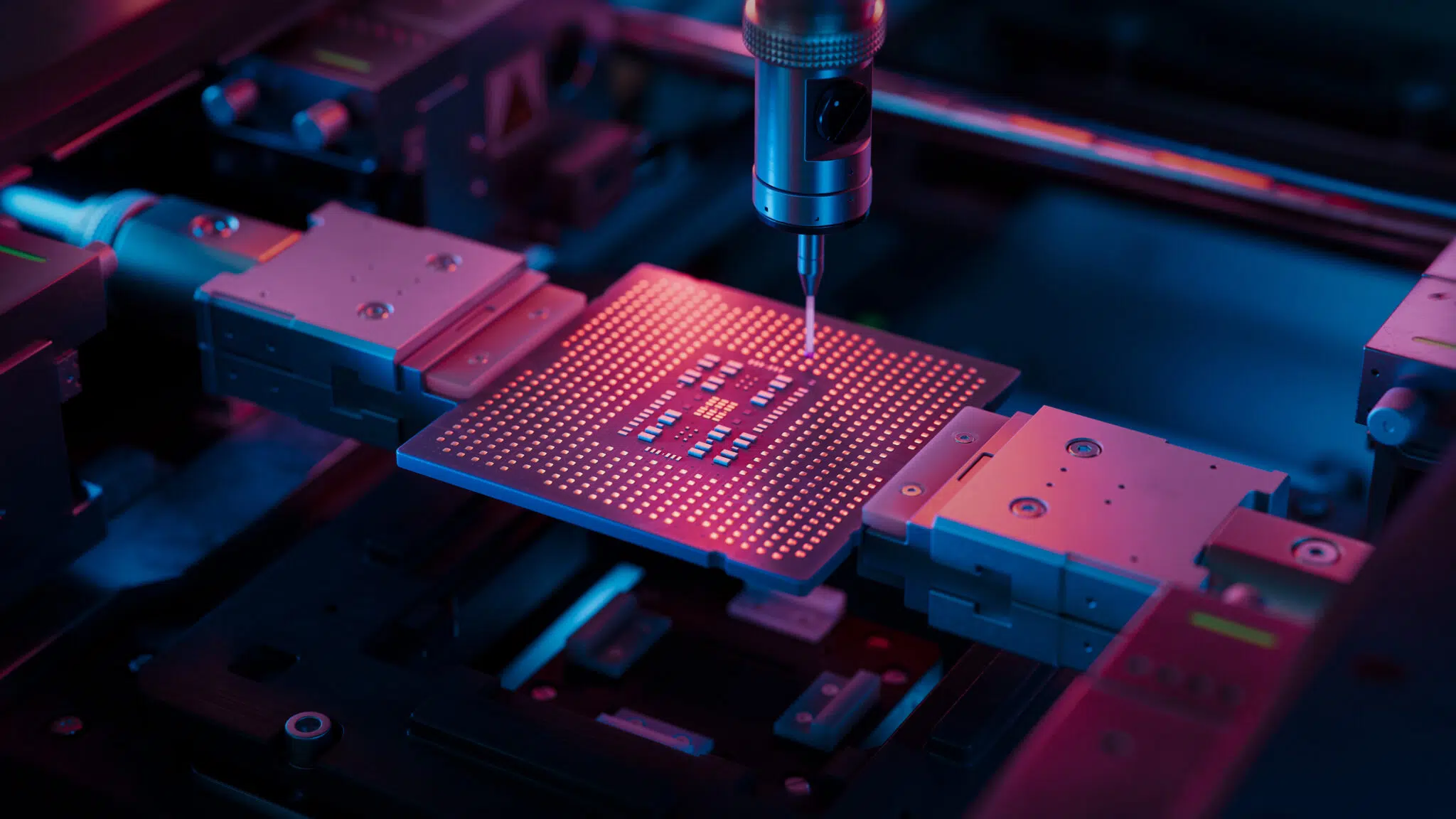 Chip in manufacturing facility