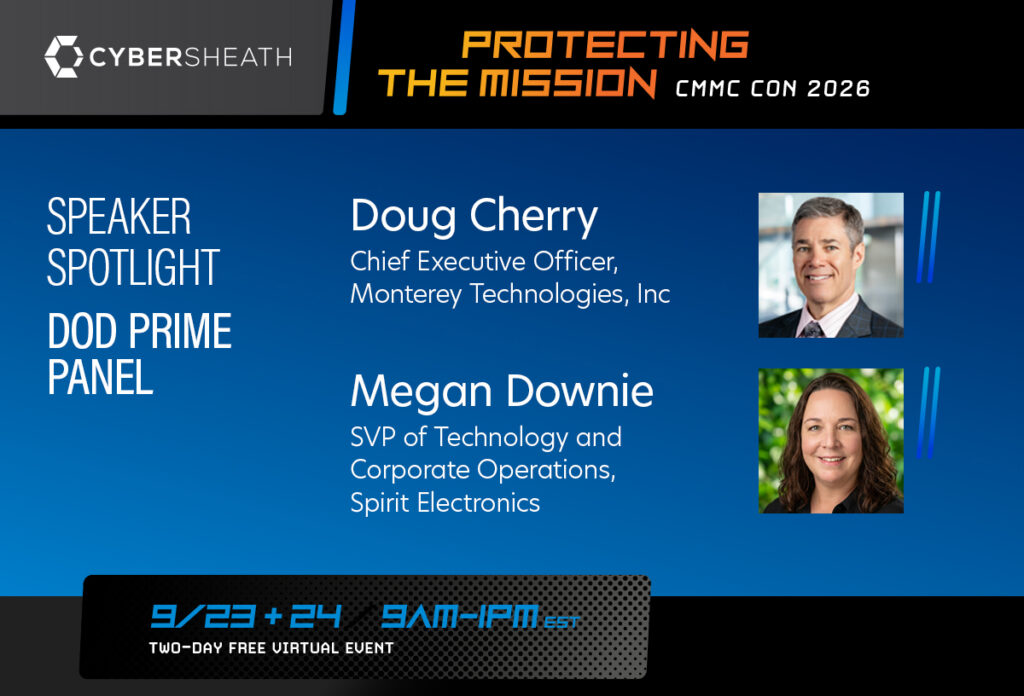 CMMC CON 2026 - DOD Prime Panel - Speaker Announcement