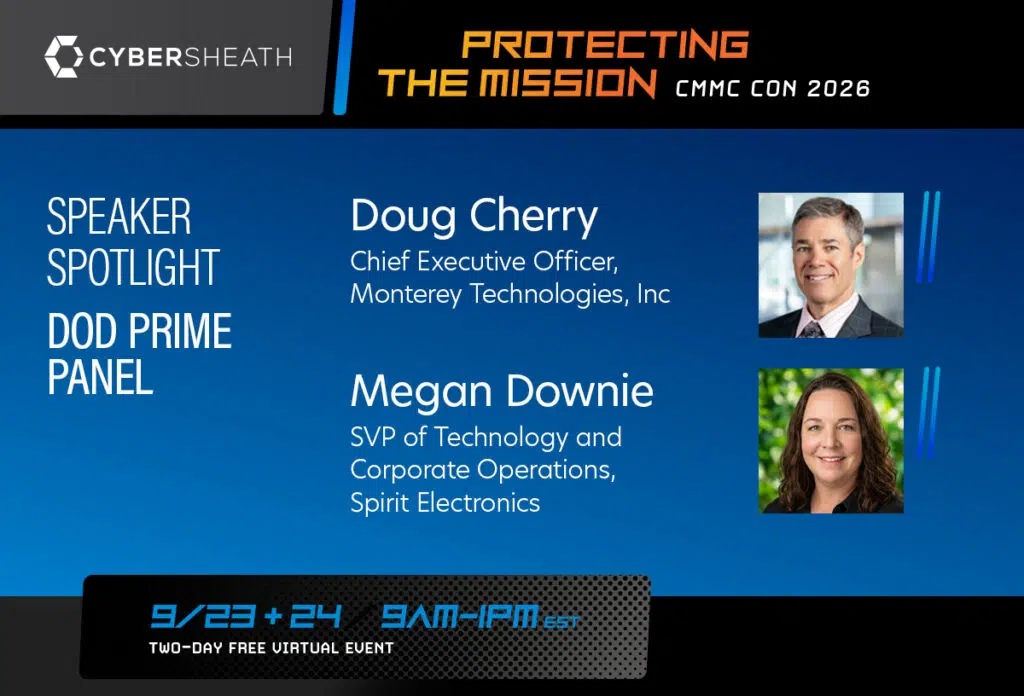 CMMC CON 2026 - DOD Prime Panel - Speaker Announcement